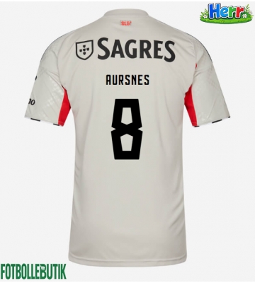 Benfica Fredrik Aursnes #8 Bortatröja 2025-26 Kortärmad